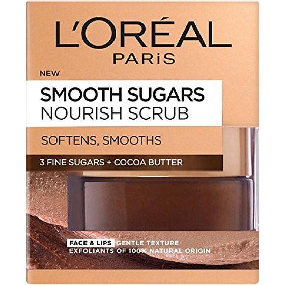 Loreal Paris Smooth Sugars Nourish Scrub gentle nourishing sugar peeling 50 ml