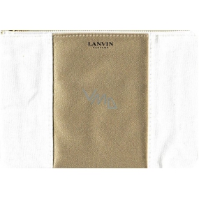 Lanvin Parfums cosmetic bag white gold for women 20.5 x 14 x 1 cm