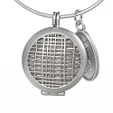 Yankee Candle Pink Sands - Pink Sands Car Scent metal silver tag Charming Scents set Linear 13 x 15 cm, 90 g