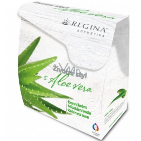 Regina Aloe Vera, day cream 50 ml + Hand cream 60 ml + Micellar water 250 ml, cosmetic set