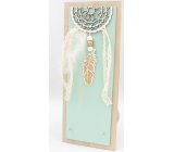 Nekupto Home Decor Wooden Board with Hooks Green 12 x 30 cm