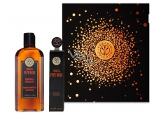 Erbario Toscano Black Pepper Shower Gel 125ml + Perfume for Men 7.5ml Luxury Cosmetic Set