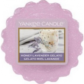 Yankee Candle Honey Lavender Gelato - Lavender ice cream with honey scented wax for aroma lamp 22 g