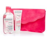 Bioderma Sensibio H2O micellar make-up remover for sensitive skin 250 ml + Sensibio Light cream 40 ml + bag