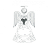 Albi Glowing Christmas ornament on a tree No text - angel