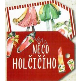 Nekupto Christmas gift cards something girly 5.5 x 7.5 cm 6 pieces