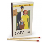 Nekupto Original matches in retro style Sunday sale, service to workers 45 pieces