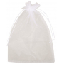 White organza bag 25 x 35 cm