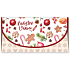 Nekupto Greeting card envelope for money Christmas Gingerbread 116 x 220 mm