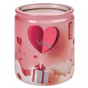 Bolsius Heart in the Clouds scented candle in glass 68 x 80 mm, burning time 23 hours
