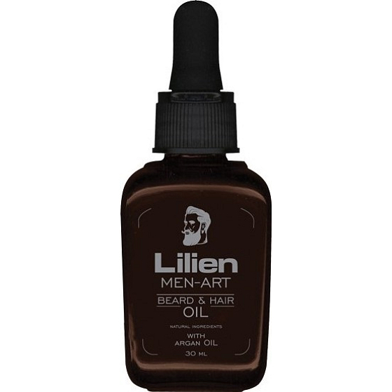 Lilien Men-Art Beard & Hair Oil Black oil for beard and hair 30 ml