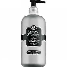 Tesori d Oriente Muschio Bianco perfumed liquid soap with dispenser 300 ml