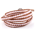 Rosie's bracelet natural stone wrap 5 strands hand knitted bead 4 mm / approx. 90 cm + 10 cm, love stone
