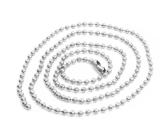 Chain silver, medium width 60 cm