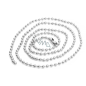 Chain silver, medium width 60 cm