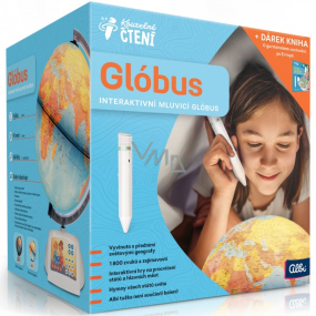 Albi Magic Reading Interactive Talking Globe 2.0, over 1800 soundtracks and trivia + gift Europe on a plate, age 6+