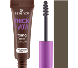 Essence Thick & Wow! eyebrow mascara with fibers 03 Brunette Brown 6 ml