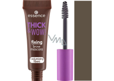 Essence Thick & Wow! eyebrow mascara with fibers 03 Brunette Brown 6 ml