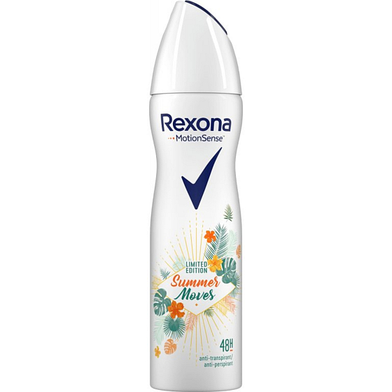 Rexona Motion Sense Summer Moves antiperspirant deodorant spray for women 150 ml