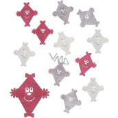 Wooden Draco 4 cm 12 pieces