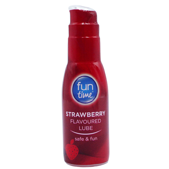 Play Time Strawberry flavoured water-based lubricating gel 75 ml