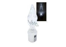 Candle LED luminous Virgin Mary - white flickering flame 21 cm
