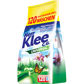 Herr Klee Universal Laundry Powder, 120 Washes, 10 kg