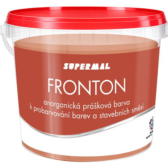Fronton powder color for construction mix mortars and concretes, 0731 brick red, 800 g