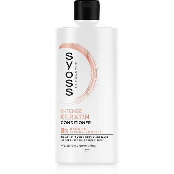Syoss Keratin Conditioner for Fine and Brittle Hair, 440 ml