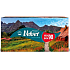 Velvet Nature 3-ply paper tissues, box of 90 pcs