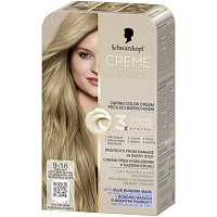 Schwarzkopf Creme Supreme Hair Color 9-16 Cool Ash Very Light Blonde 60 ml