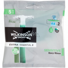 Wilkinson Extra Essential Sensitive 2 disposable razor 2 blades for men 5 pieces