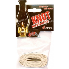 Fire Knot cotton flat length 100 cm, diameter 0.7 cm