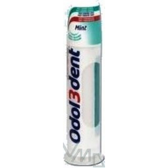 Odol3dent Mint with a mild menthol flavored toothpaste pump 100 ml