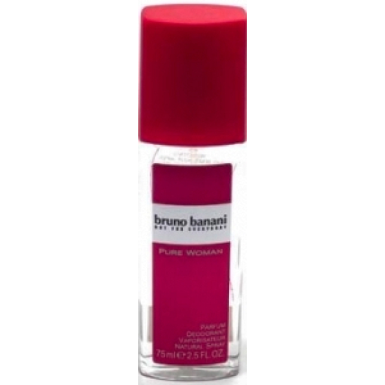 Bruno Banani Pure perfumed deodorant glass for women 75 ml