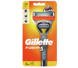 Gillette Fusion5 Razor + 2 Replacement Blades, for Men