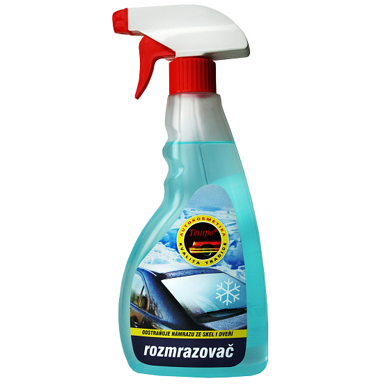 Tempo defroster for removing frost from windows, lights, mirrors, for releasing frozen locks 500 ml