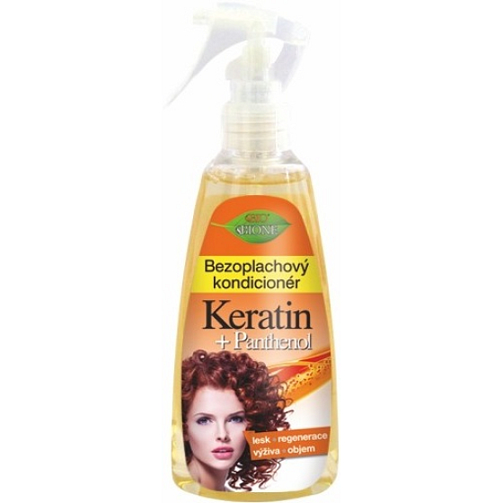Bione Cosmetics Panthenol & Keratin Leave-In Conditioner for All Hair Types 260 ml