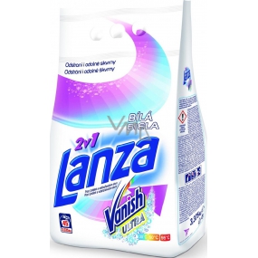 Lanza Vanish Ultra 2in1 White washing powder with stain remover for white laundry 15 doses 1.125 g