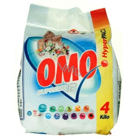 Omo Supreme 12 washing powder, white laundry 40 doses 4 kg