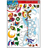 Window foil without glue advent calendar two snowmen 42 x 30 cm