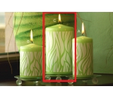 Lima Savana candle green cylinder 80 x 150 mm 1 piece