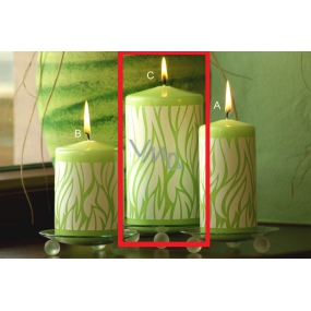 Lima Savana candle green cylinder 80 x 150 mm 1 piece