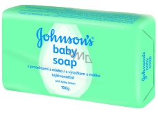 Johnsons Baby Mléko toaletní mýdlo pro děti 100 g