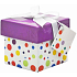 Angel Folding gift box with ribbon Polka dots 7 x 7 x 7 cm