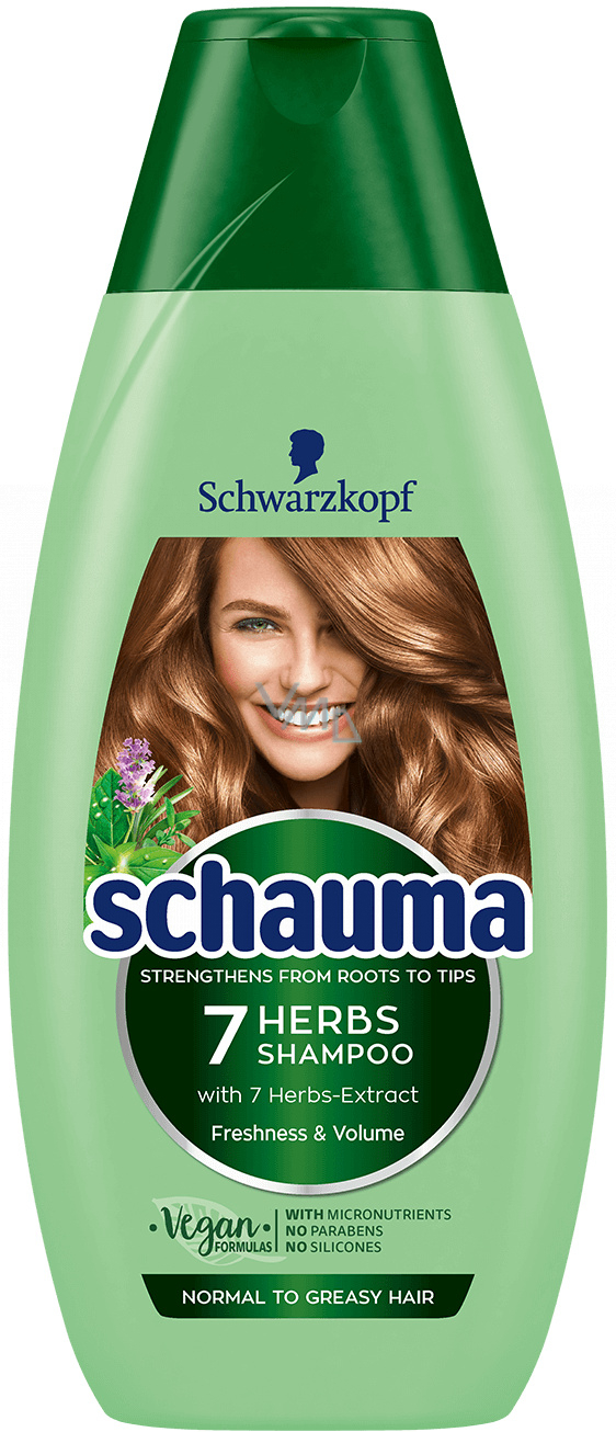 Schauma 7 Herbal shampoo for normal to oily hair 400 ml VMD
