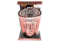 Albi Glittering candle holder made of glass for JARMILA tea candle, 7 cm