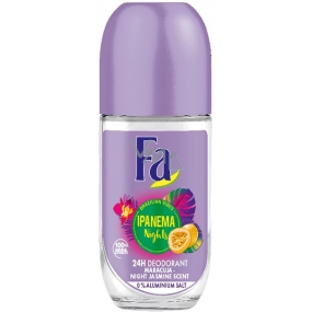 Fa Brazilian Vibes Ipanema Nights ball antiperspirant deodorant roll-on for women 50 ml