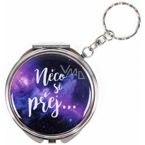 Albi Mirror - Keychain with the text Make a Wish... 6,5 cm