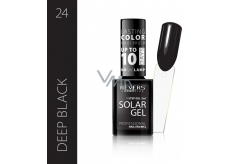 Revers Solar Gel gel nail polish 24 Deep Black 12 ml